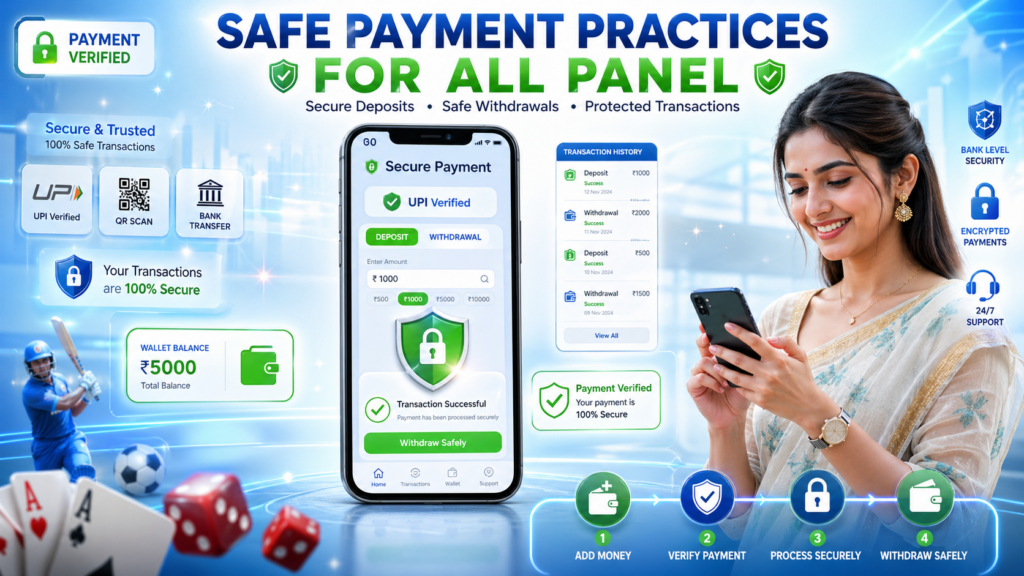Secure All Panel transactions with safe payments and fraud protection
